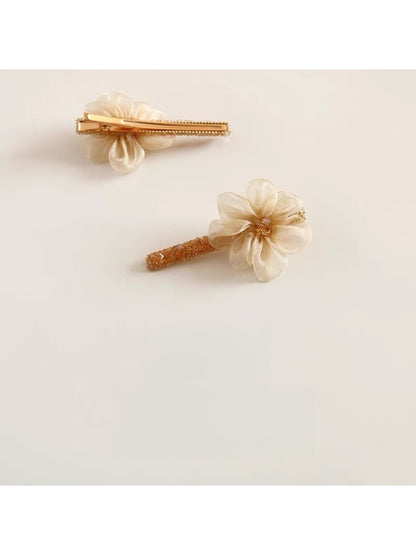 Beau - Yellow Flower One-Line Hair Clip