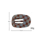 Beau - Acrylic Oval Cutout Duckbill Hair Clip