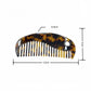 Camerow - Mottled Rounded Pocket Comb