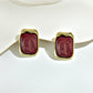 Earedge - Minimalist Geometric Square Earrings
