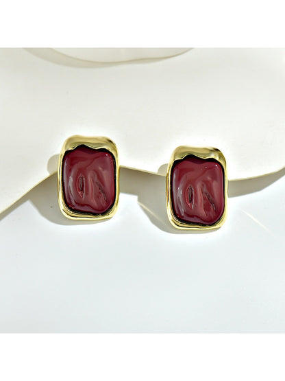 Earedge - Minimalist Geometric Square Earrings