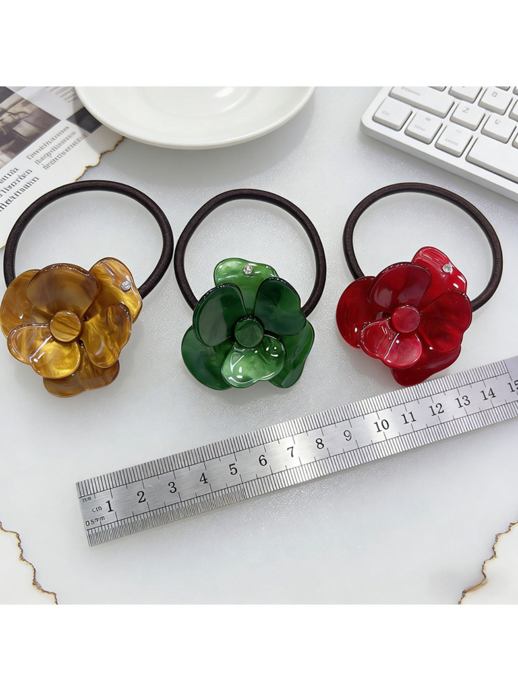 Gifty - Elegant Rose Flower-Shaped Hair Tie
