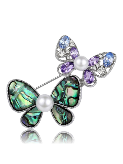 Brovia - Butterfly Alloy Fashion Brooch