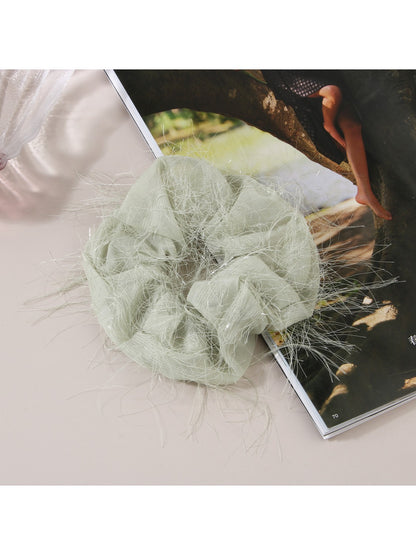 Gifty - Simple Tulle Ruffled Hair Scrunchie