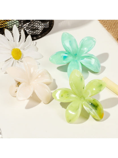 Beau - Frangipani Hair Clip Flower Hair Claw