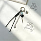 Keypus - Alloy Chain Tassel Heart Keychain Bag Charm