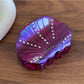 Beau - Shell Acetate Hair Claw Clip Ocean Breeze