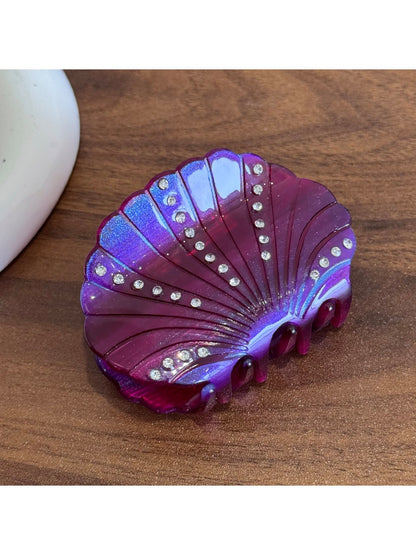 Beau - Shell Acetate Hair Claw Clip Ocean Breeze