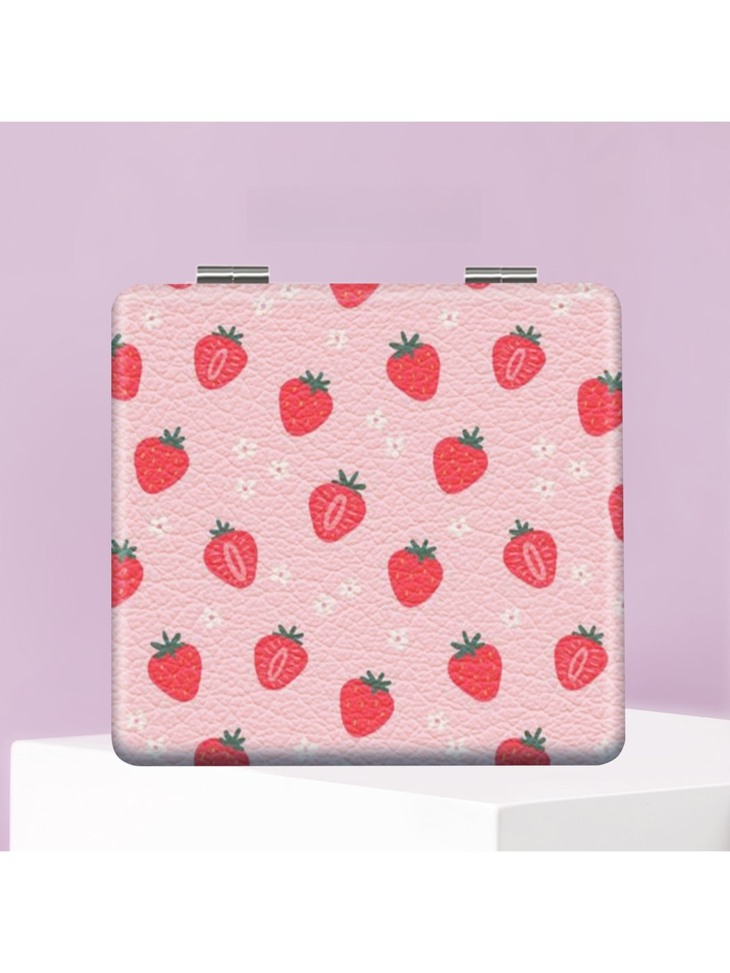 Mirroray - Printed PU Folding Makeup Mirror
