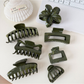 Beau - Marbled Gloss Finish Shape Hair Clip