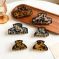 Beau - Retro Mottled Pattern Claw Clip