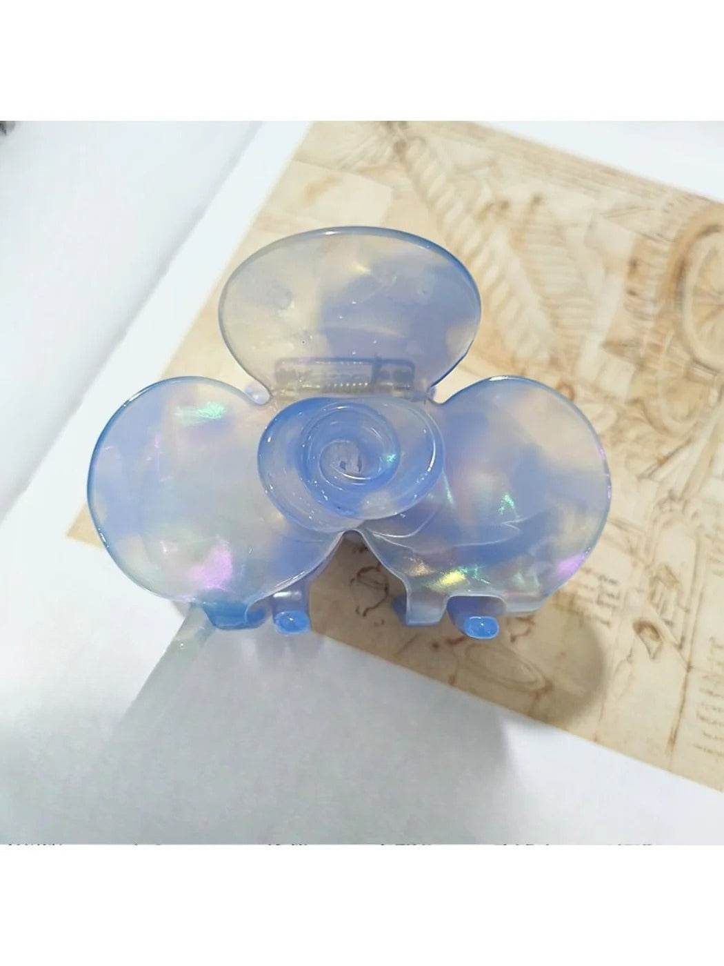 Beau - Sweet Acetate Medium Flower Claw Clip