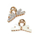 Beau - Geometric Bow Accent Hair Claw Clip