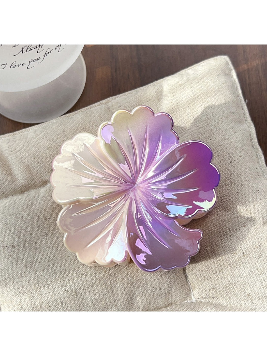 Beau - Gradient Frangipani-Shaped Hair Clip