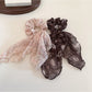 Gifty - Paisley Ribbon Tail Polyester Scrunchie