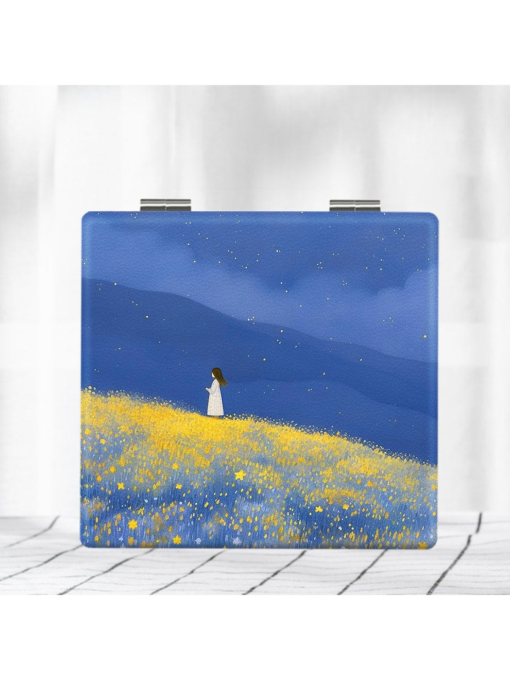 Mirroray - Landscape Print Folding Makeup Mirror