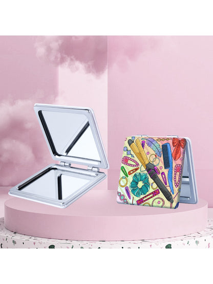 Mirroray - Cartoon Pattern Folding Makeup Mirror