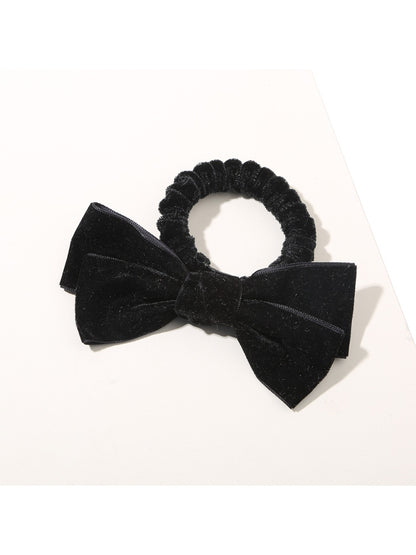 Gifty - Solid Color Simple Bow Hair Tie