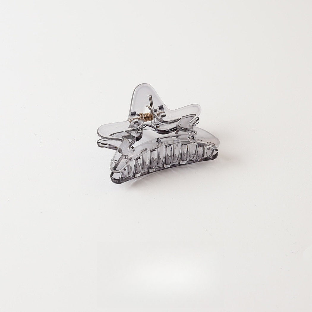 Beau - Transparent PC Geometric Style Claw Clip