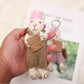 Feltery - Cute 3D Bunny Keychain Bag Charm Gift
