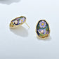Earedge - Sweet Oil Painting-Inspired Stud Earrings