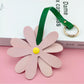 Keypus - Daisy Inspired PVC Flower Pendant Keychain