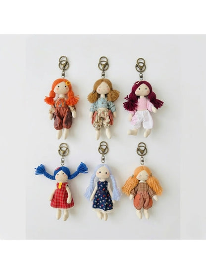 Keypus - Fabric Yarn Doll Keychain
