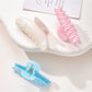 Beau - Marble Look Semi Circle Plastic Claw Clip