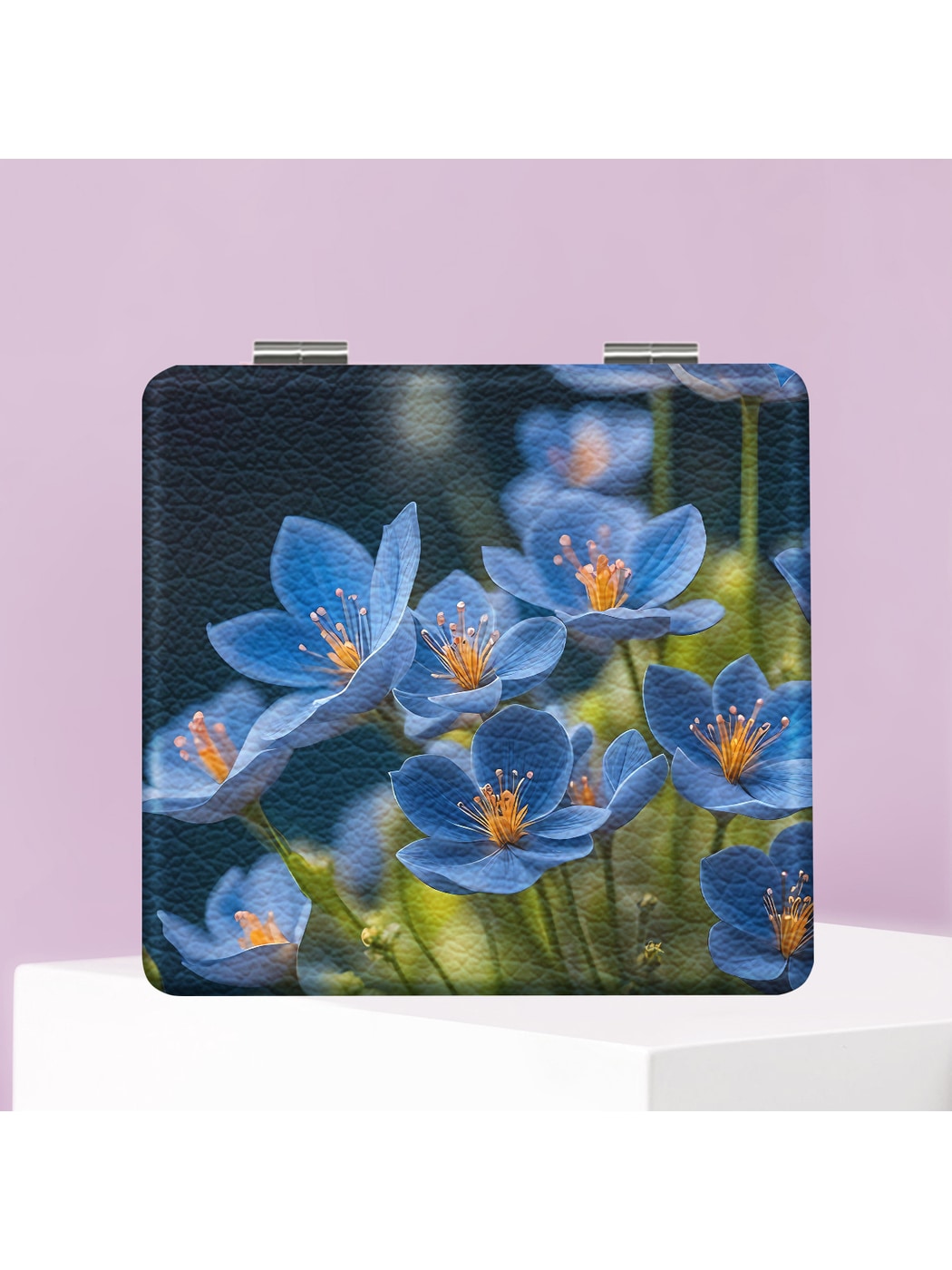 Mirroray - Portable Floral Pattern Folding Mirror