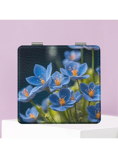 Mirroray - Portable Floral Pattern Folding Mirror