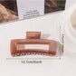 Beau - Solid Color Square Openwork Claw Clip