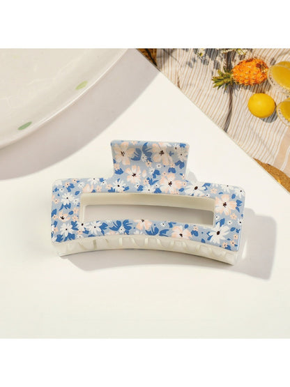 Beau - Floral Anti-slip Shark Hair Clip