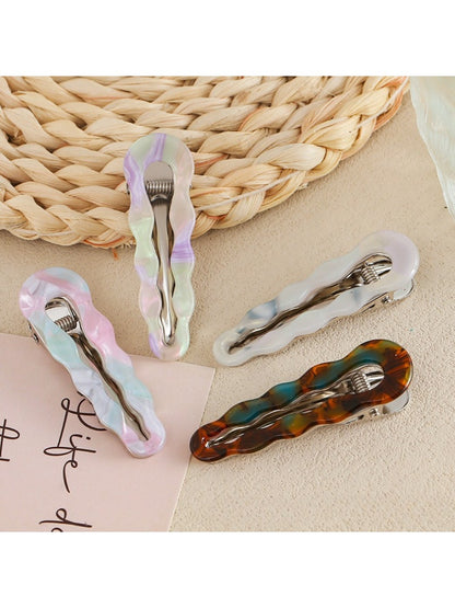 Beau - Spring Summer Wavy Shaped Hair Clip