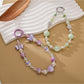 Keypus - Plastic Bead Heart Accent Phone Hanging Charm