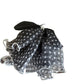 Gifty - Sheer Polka Dot Hemmed Scrunchie
