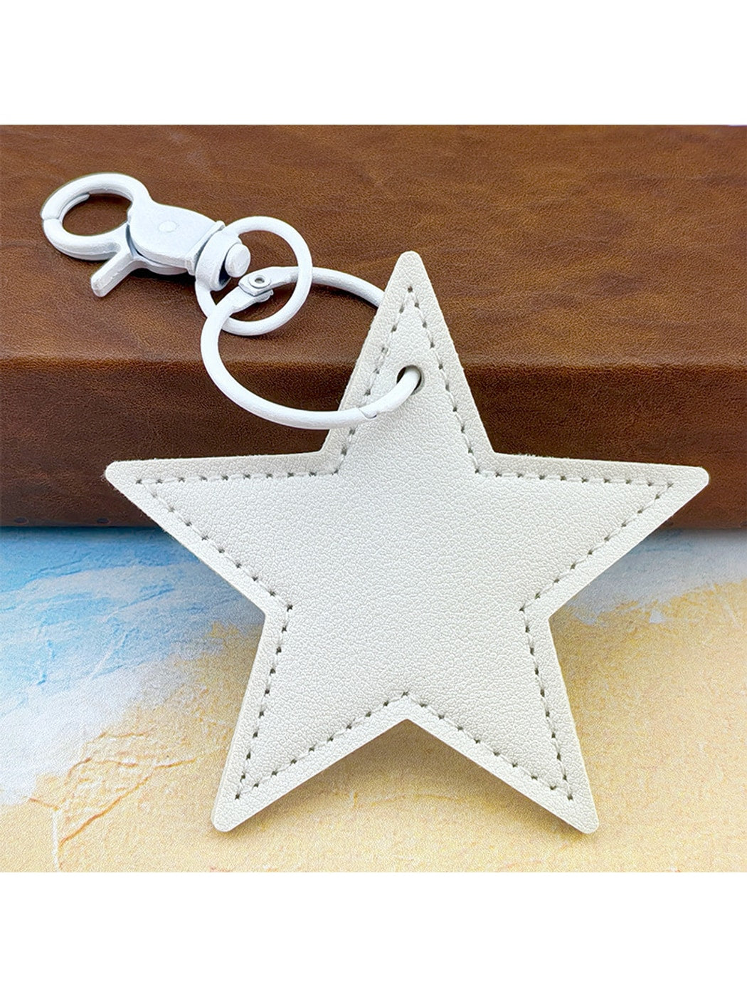 Keypus - Modern Minimalist PVC Alloy Star Keychain