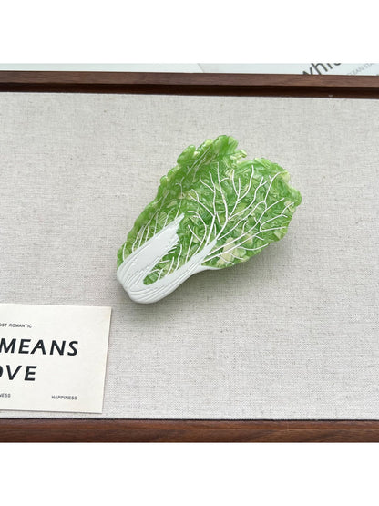 Beau - Cabbage Shaped Acetate Hair Clips