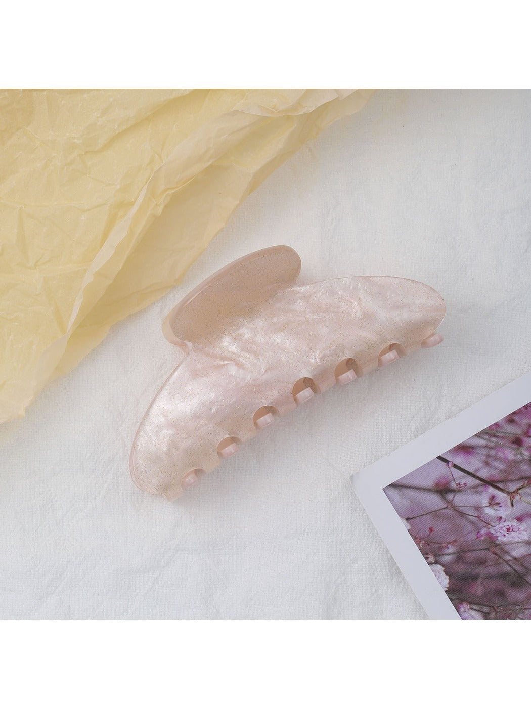 Beau - Pastel Colored Half Moon Claw Clip