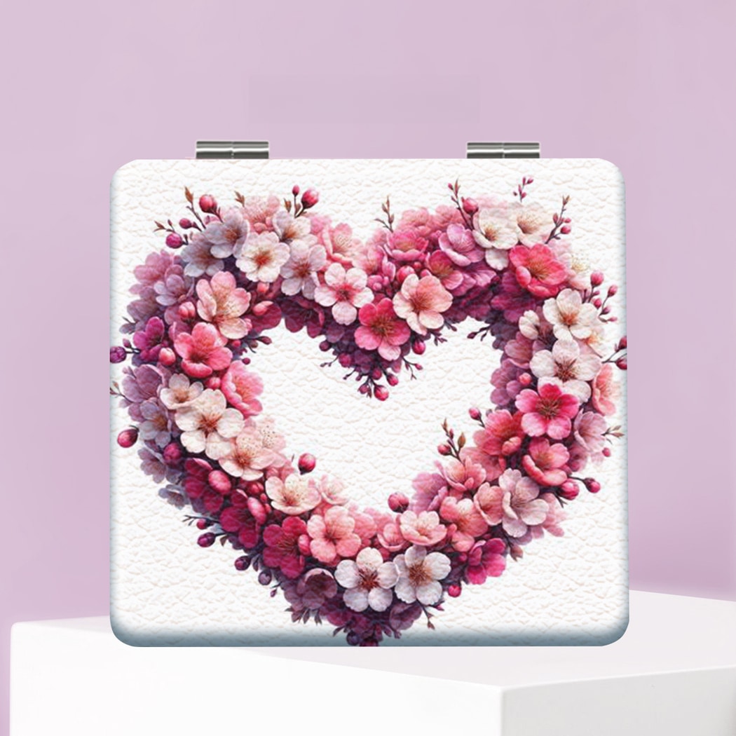 Mirroray - Portable Printed Folding Desktop Makeup Mirror