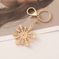 Keypus - Classic Snowflake Design Christmas Keychain