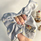 Gifty - Cute Bear Detail Polyester Scrunchie