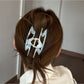 Beau - Openwork Five Pointed Star Claw Clip