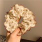 Gifty - Lace-Trimmed Floral Pattern Scrunchie