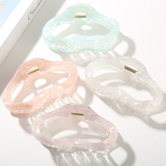 Beau - Cloud Shaped Acetate Hair Claw Clip
