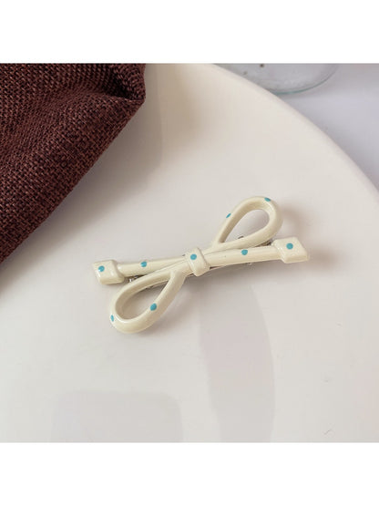 Beau - Cute Polka Dot Bow Hair Clip