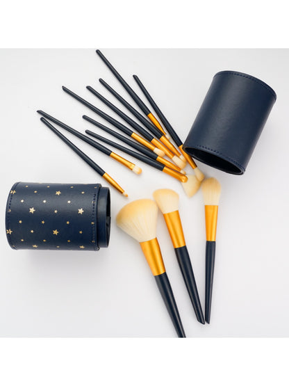 Smoosh - 12 Piece Blue Makeup Brush Set