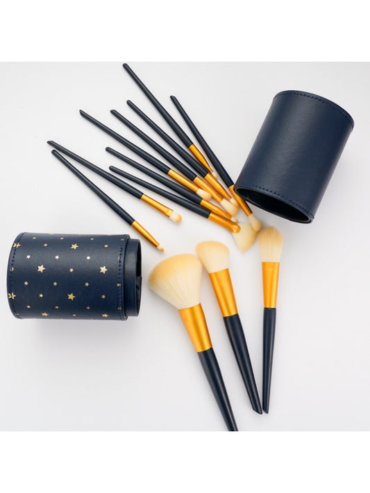 Smoosh - 12 Piece Blue Makeup Brush Set