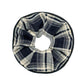 Gifty - Temperament Plaid Embroidery Scrunchie
