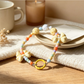 Keypus - Acrylic Bow Beaded Bag Charm Keychain