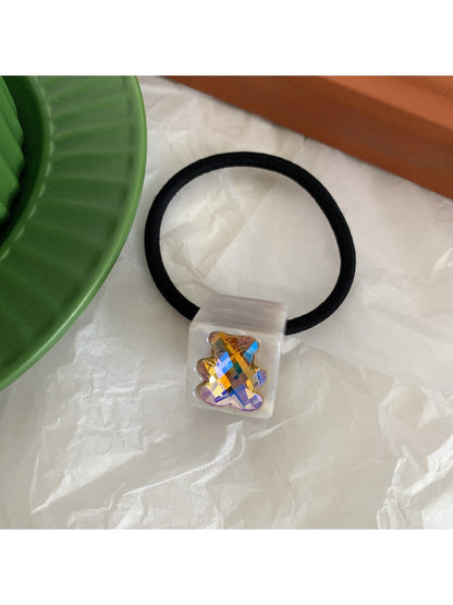 Gifty - Acetate Cube Bear Hair Tie
